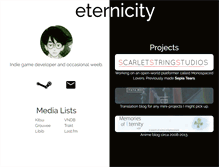 Tablet Screenshot of eternicity.net